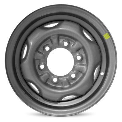 Genuine OEM Wheel For 1986-1997 Nissan Hardbody 14 Inch Painted Silver Steel Rim