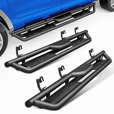 For 07-18 Chevy Silverado/GMC Sierra Crew Cab Drop Running Board Side Step Bars