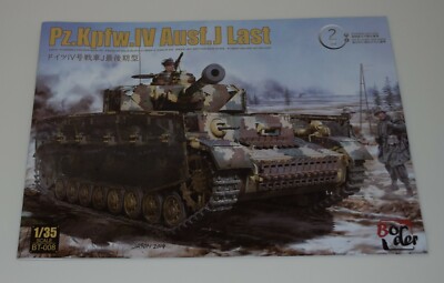 BORDER Pz.Kpfw.IV Ausf.J LAST BT-008  PARTS  INSTRUCTION BOOKLET & GUIDE 1/35