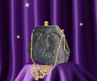 Shirred Satin Even Purse