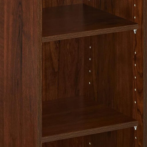 ClosetMaid 3 Tier Wooden Organizer w/2 Adjustable Shelves, Dark Cherry(Open Box) - Picture 4 of 7