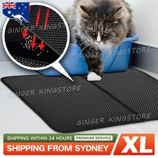 New Cat Litter mat Large Kitty Litter Box Trapping Sifting Mats Waterproof Urine