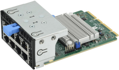  Supermicro AOC-AG-I8 AIOM 8-port GbE RJ45, 2x Intel i350-AM4,RoHS