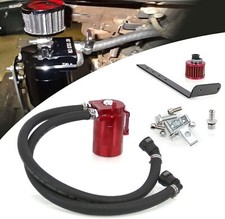 New Oil Catch Can Kit W Filter For Ford F150 5.0l Raptor 2.7l 3.5l Ecoboost Red