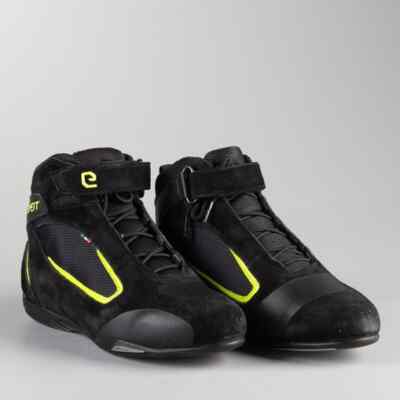 ELEVEIT VENTEX AIR MOTORRAD KURZE CE-ZUGELASSENE STIEFEL SCHWARZ GELB ALLE GRÖSSEN