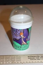 VTG 1992 PIZZA HUT Plastic Cup Ferngully The Last Rainforest Batty Koda w/ lid