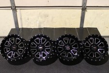 CAN AM DEFENDER HD10 14" SYSTEM 3 ST-4 MACHINED / BLK ATV WHEELS (SET 4) CAN1CA