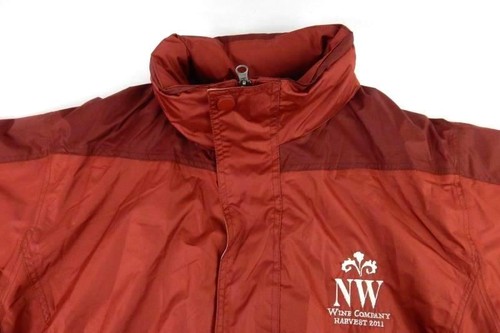 Port Authority Men's Large Winter Jacket Red NW Wine Company Harvest 2011 NWT - Picture 3 of 5