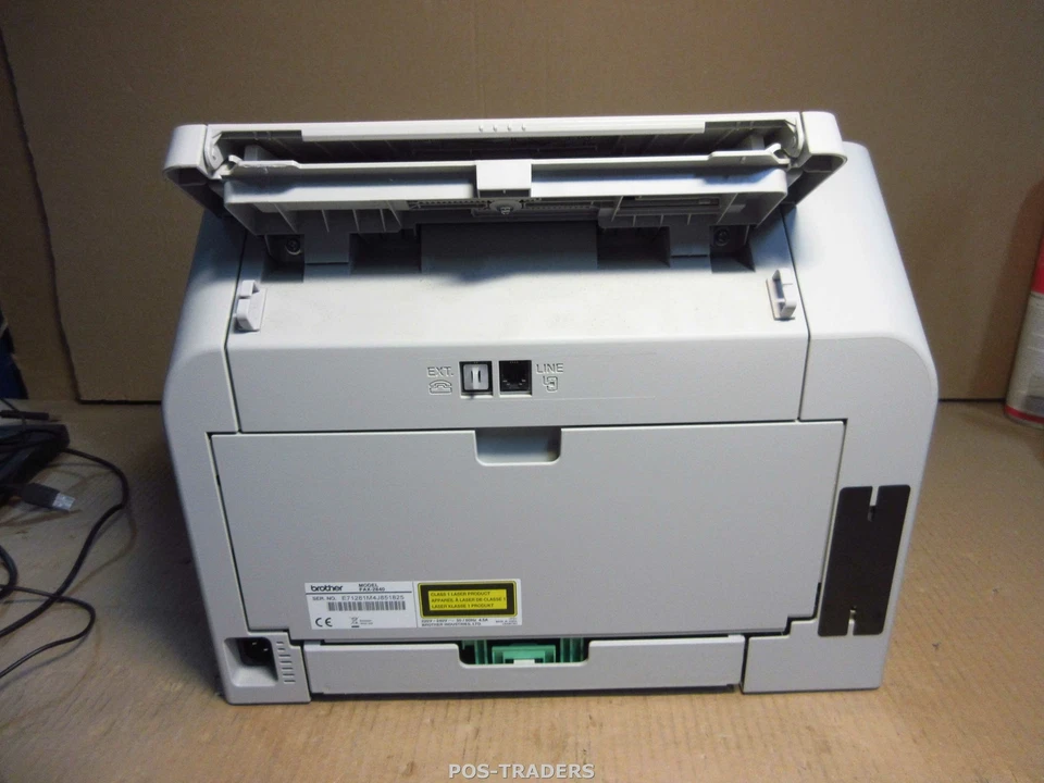 Brother FAX-2840 A4 Mono B/W Laser Fax Machine 15293 PRINTS - LINE ON COPY - Bild 3 von 4
