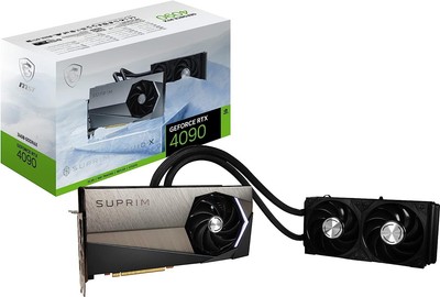 MSI GeForce RTX 4090 SUPRIM LIQUID X 24G Graphics Board VD8261 With Tracking