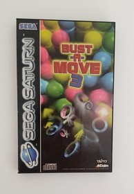 Sega Saturn Bust A Move 3 Game Boxed with Manual MINT Condition