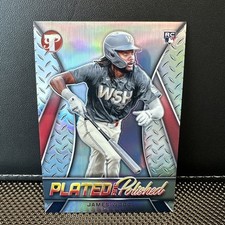2025 Topps Pristine Plated & Polished #PP-40 James Wood RC Washington Nationals