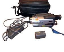Sony Handycam DCR-TRV140 Digital 8 Camcorder w/ Sony Leather Carry Bag Charger