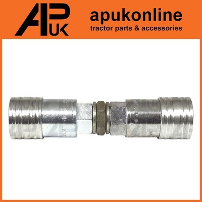 Hydraulikadapter Schnellspanner 1/4'' BSP Buchse/Buchse für New Holland Traktor