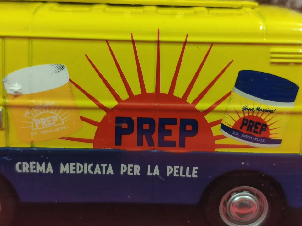 FURGONCINO PUBBLICITARIO 1:43 FIAT 1100T CREMA PREP 1958 COLLEZIONE VINTAGE 🔺🔺 - Immagine 4 di 4