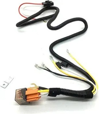 12V Horn Wire Wiring Harness Relay Kit for Motorcycle Car Truck Grille Mount Bla