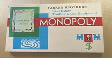 Vintage 1961 Monopoly Board Game Complete Clean Pieces