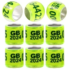 100 Pcs Pigeon Leg Rings Chicken Legs Identify Bands Bird Canary Supplies