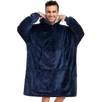 YOULIKE Oversized Hoodie Sweatshirt Decke, super weich warm One Size, blau 