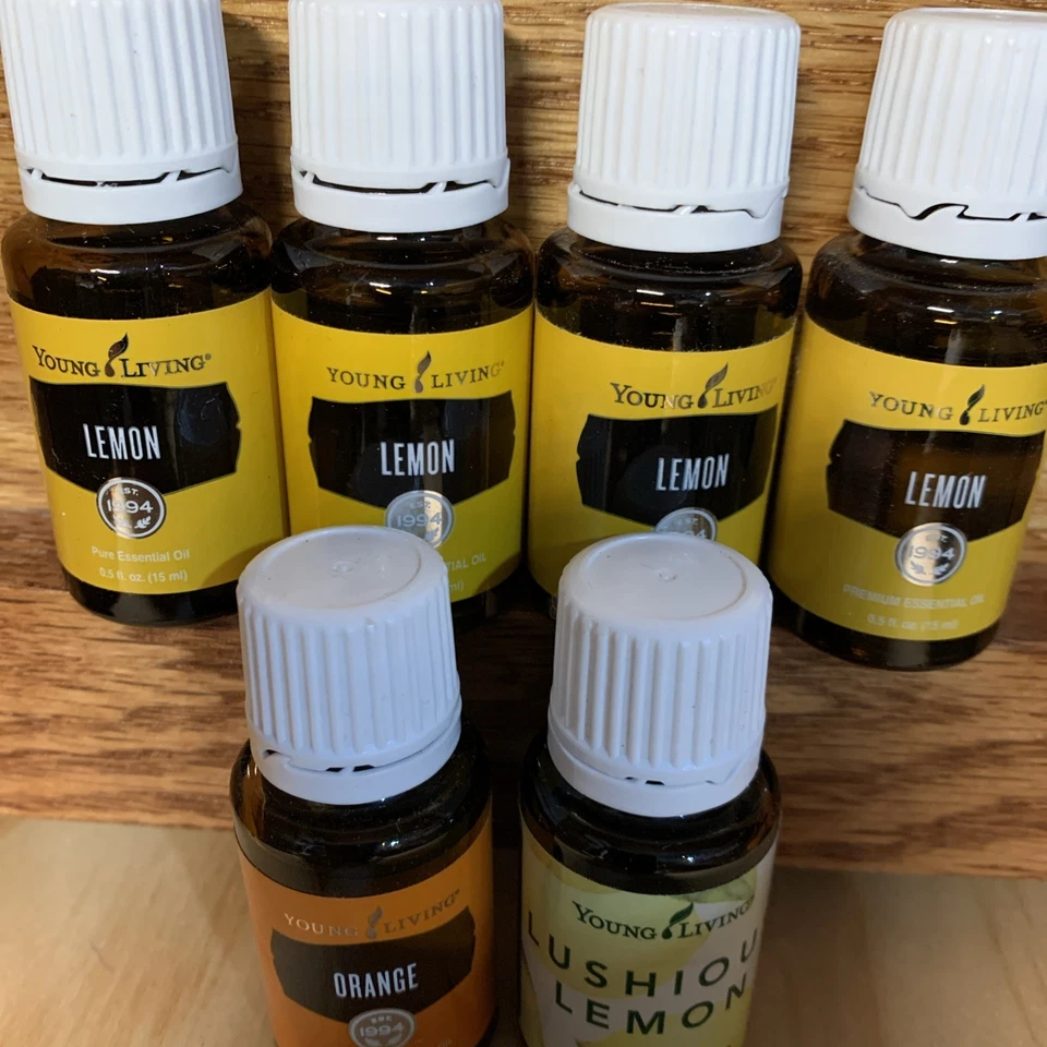 Aceites esenciales Young Living limón, delicioso limón y naranja. ¡Sellado!! Foto 2 de 2