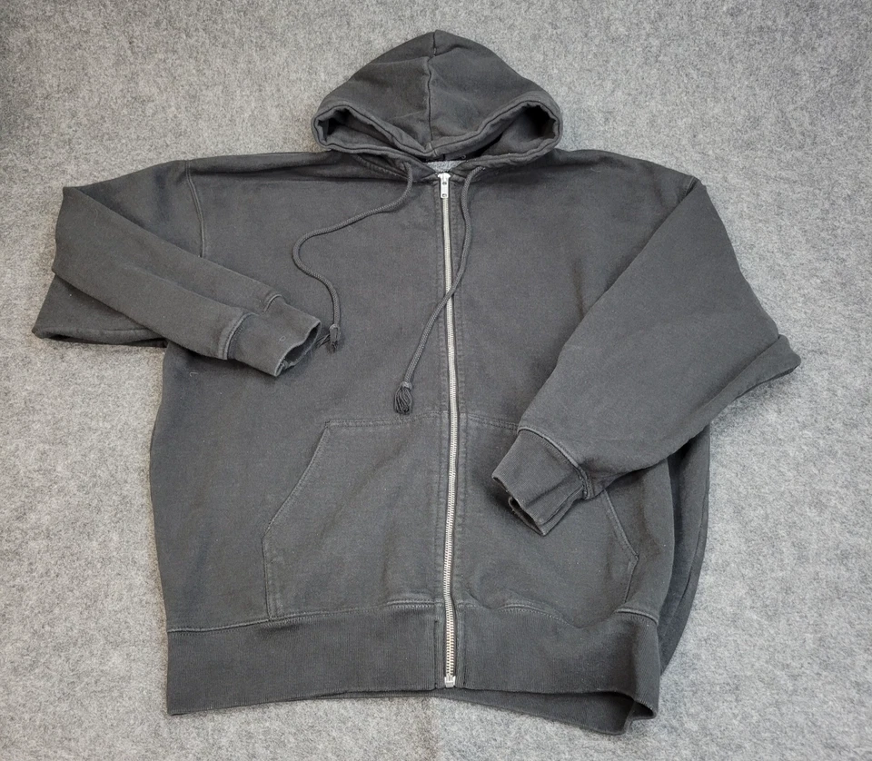 Brandy Melville Sudadera con Capucha Mujer Grande Y2K Streetwear Simple Acogedora Minimalista Hogar Foto 2 de 4