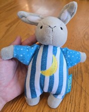 Goodnight moon small plush bunny rattle lovey