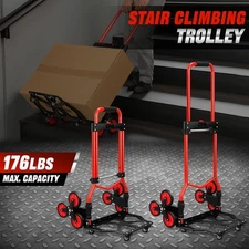 Heavy Duty Stair Climer 29.5"-36.4" Adjustable handle Hand Truck Trolley Cart