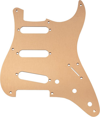 Aluminum Gold Guitar Pickguard Scratch Plate Fit Squier Classic Vibe CV