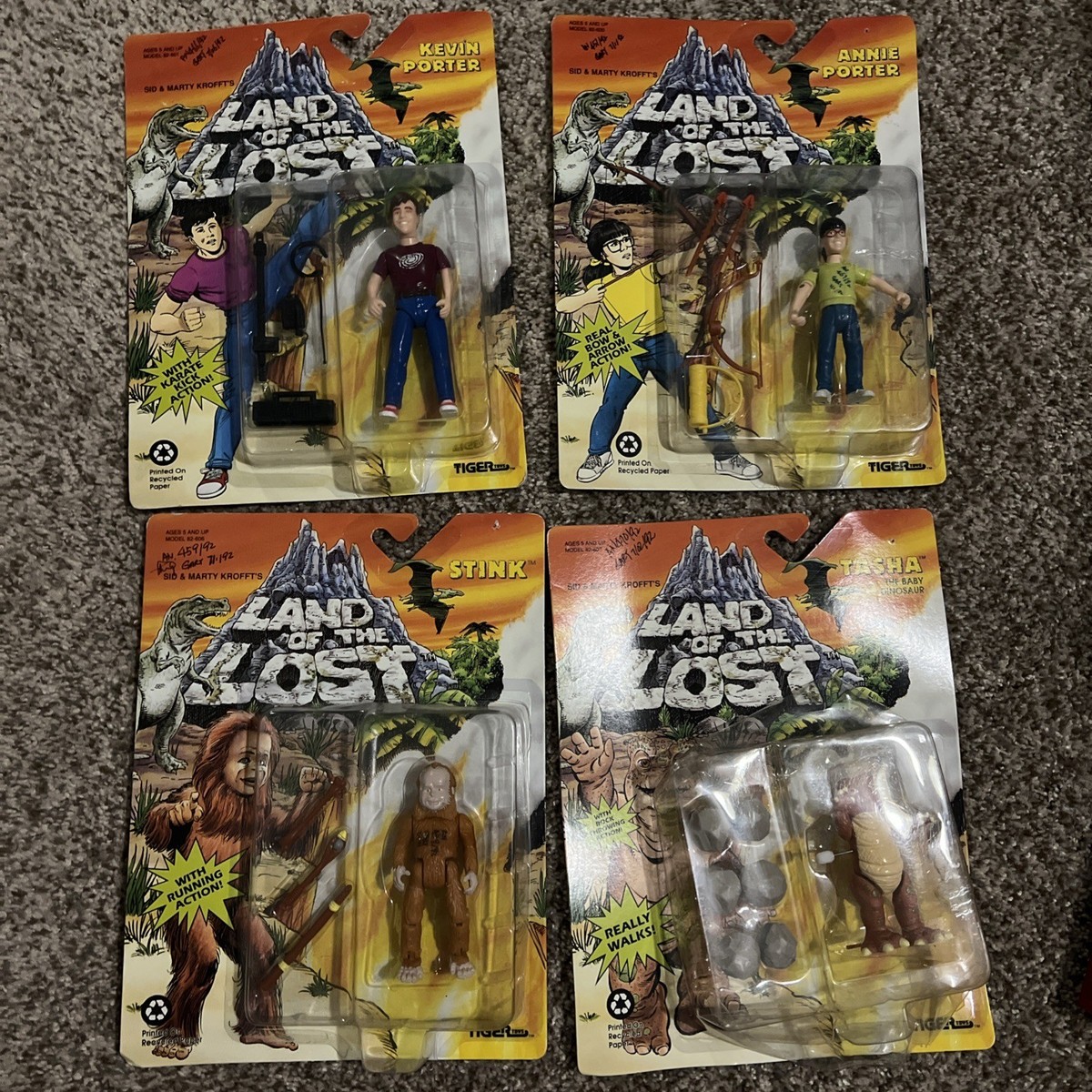 Tiger Toys 1992 Land of The Lost Action Figures full set of 4 | eBay