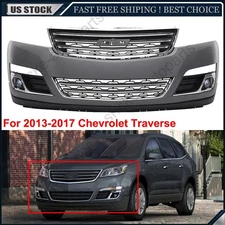 Front Bumper Cover Kit with Light For 2013-2017 Chevrolet Traverse Replacement