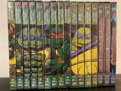 Teenage Mutant Ninja Turtles Cartoon Series DVDs (2004-2005) 16 Movies
