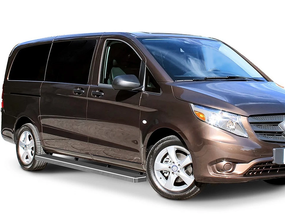 SUPERADAS estriberas 5" plateadas ajuste 16-23 Mercedes-Benz Metris furgoneta de carga Foto 2 de 4