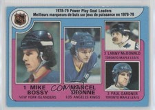 1979 O-Pee-Chee League Leaders Marcel Dionne Lanny McDonald Paul Gardner HOF 0a1