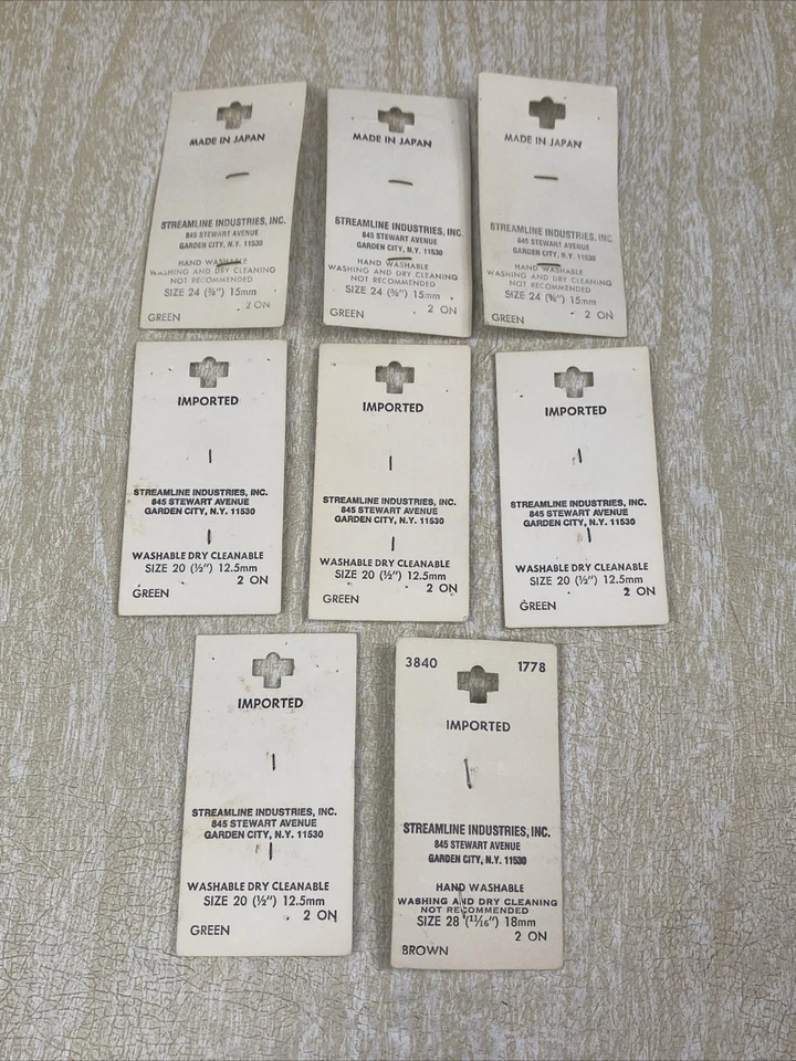 Streamline - 16 Vintage Buttons 8 K1149 Flowers, 6 K2190 Frogs & 2 K2139 Bears - Image 2 of 4