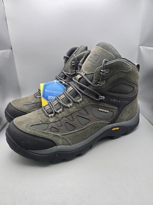 Karrimor Aspen Mid Waterproof Wanderschuhe Herren Grau Leder UK 10,5 EU 44,5