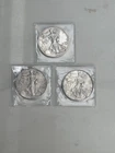 2012 2013 2013 American Silver Eagle 1 T Oz .999 Lot of 3