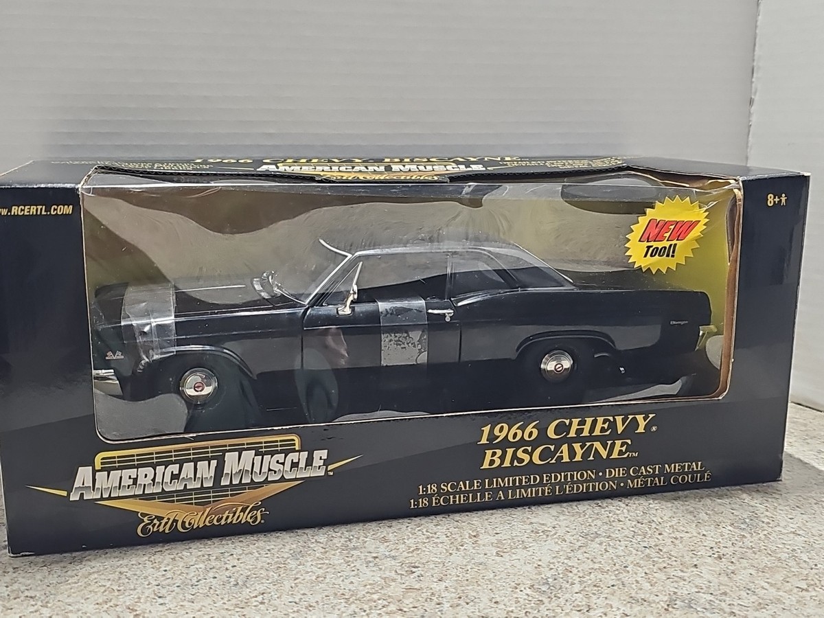 AMERICAN MUSCLE 1966 CHEVY BISCAYNE 限定版 American Muscle 1966 Chevrolet Biscayne 2-Door Coupe (Nickey