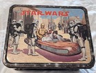 1977 Star Wars Metal Lunch Box  w Thermos  - 20th Century Fox  (handle missing) — photo 1
