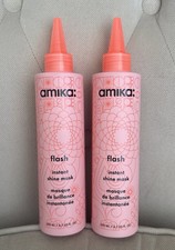 AMIKA: Flash Instant Shine Mask Set Of Two 6.7 FL.OZ. Each New