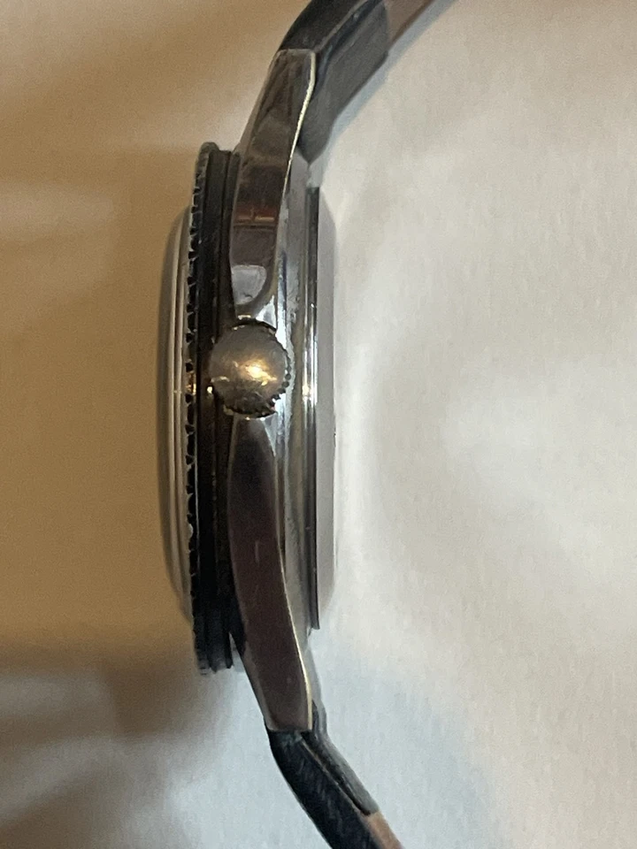 Reloj De Colección Sicura Globetrotter Hora Mundial GMT 23 Joya Cuerda Manual Raro. Foto 4 de 4