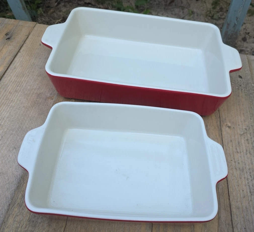 Sweejar Ceramic Bake Dish Rectangular Small Baking Pan with Double Handles lot 2