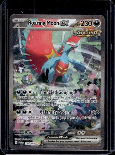 2023 Pokemon SV Paradox Rift Roaring Moon ex #251/182