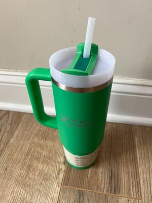 #ad Lime Green Stanley Quencher H2.0 30 oz by Hinge Health NIB $18.99