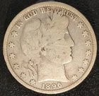 1896 P Philadelphia Mint Barber Half Dollar