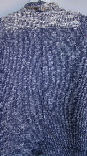 CALVIN KLEIN PERFORMANCE Size 1X Navy White Heathered Pullover Sweater NWT $69 - Picture 4 of 5
