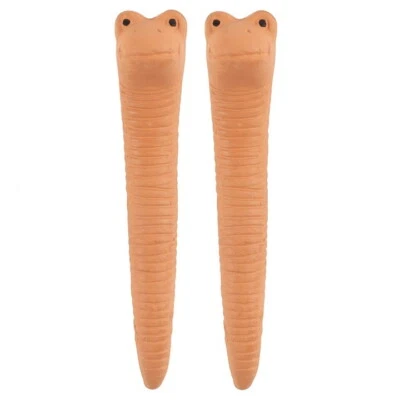 JONES HOME & GIFT Small or Large Willy The Worm Water Sensor Terracotta Plant Buddy (Pack of 2)
