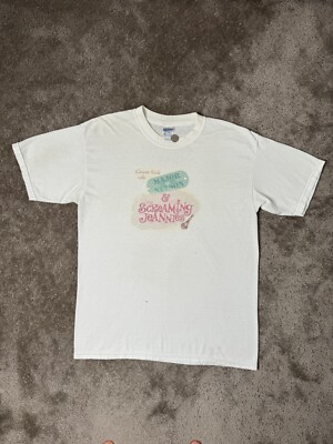 Vintage Mens Tshitr Classic Rock With Major Nelson &The Screaming Jeannies 90s L