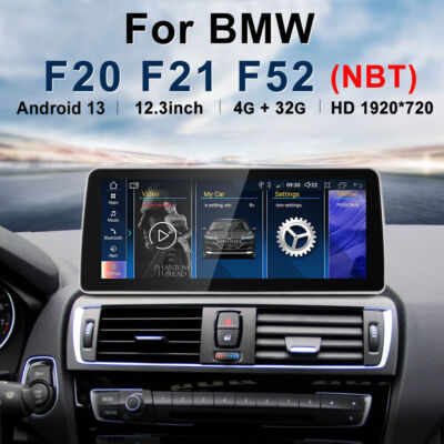 12.3'' Android Screen CarPlay AutoRadio for BMW 1 2 F20/F21/F22/F23 2013-2016 NBT