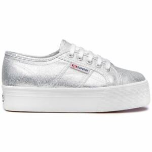 scarpe superga argentate