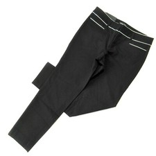 NWT Banana Republic Sloan in Black Pipe Trim Bi-Stretch Slim Ankle Pants 2